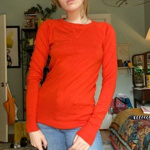 Orange sweater